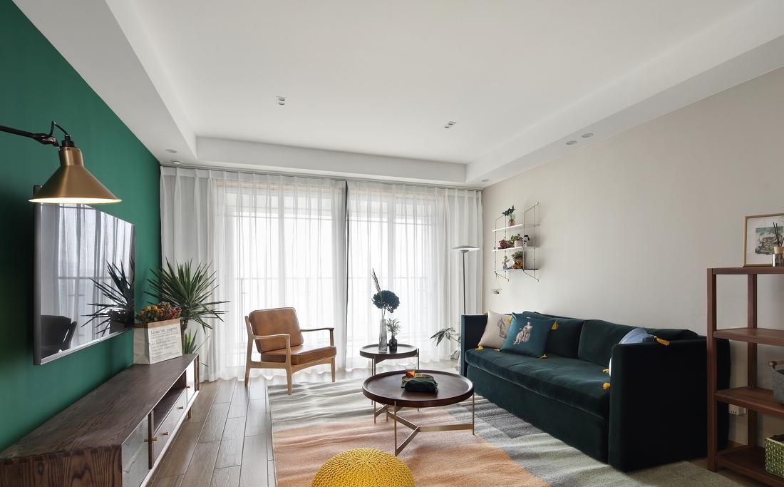 清羽设计丨平层丨春天的风-13