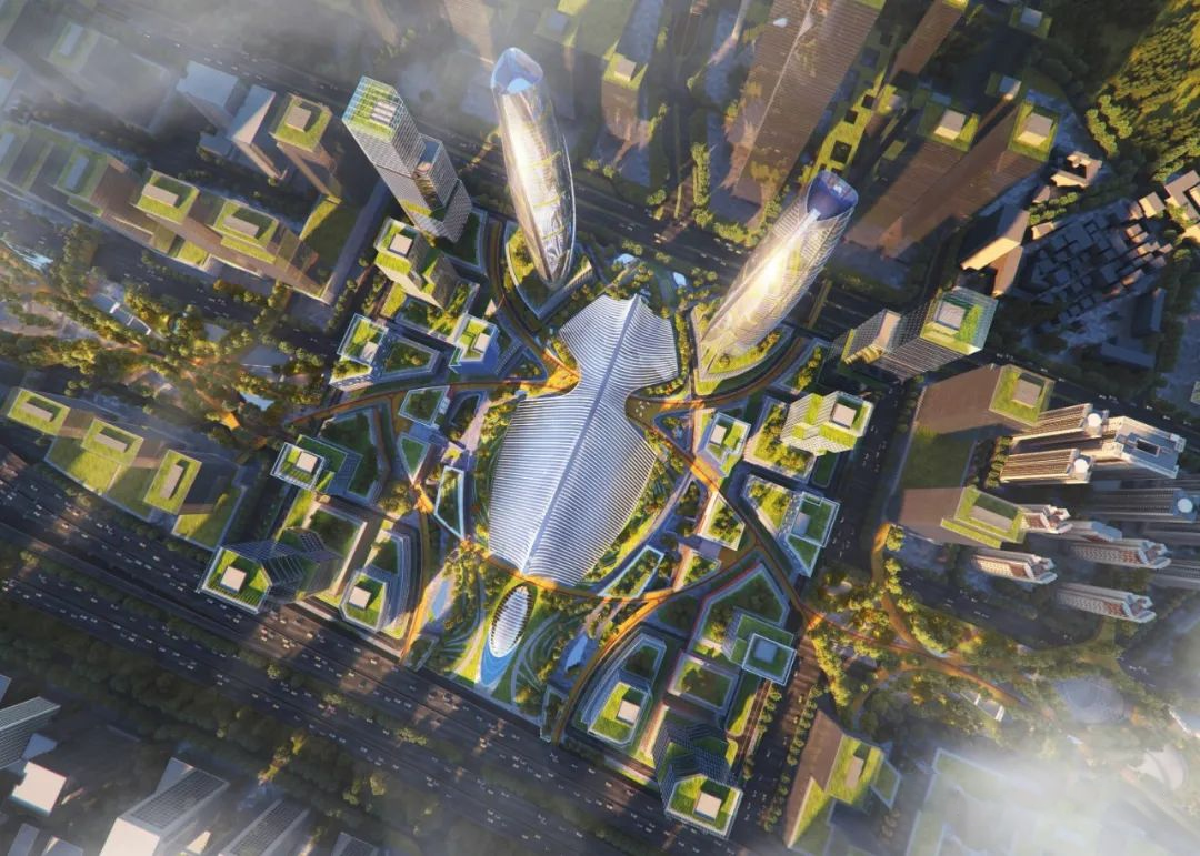 深圳市西丽综合交通枢纽建筑概念设计丨中国深圳丨Farrells联合体-0