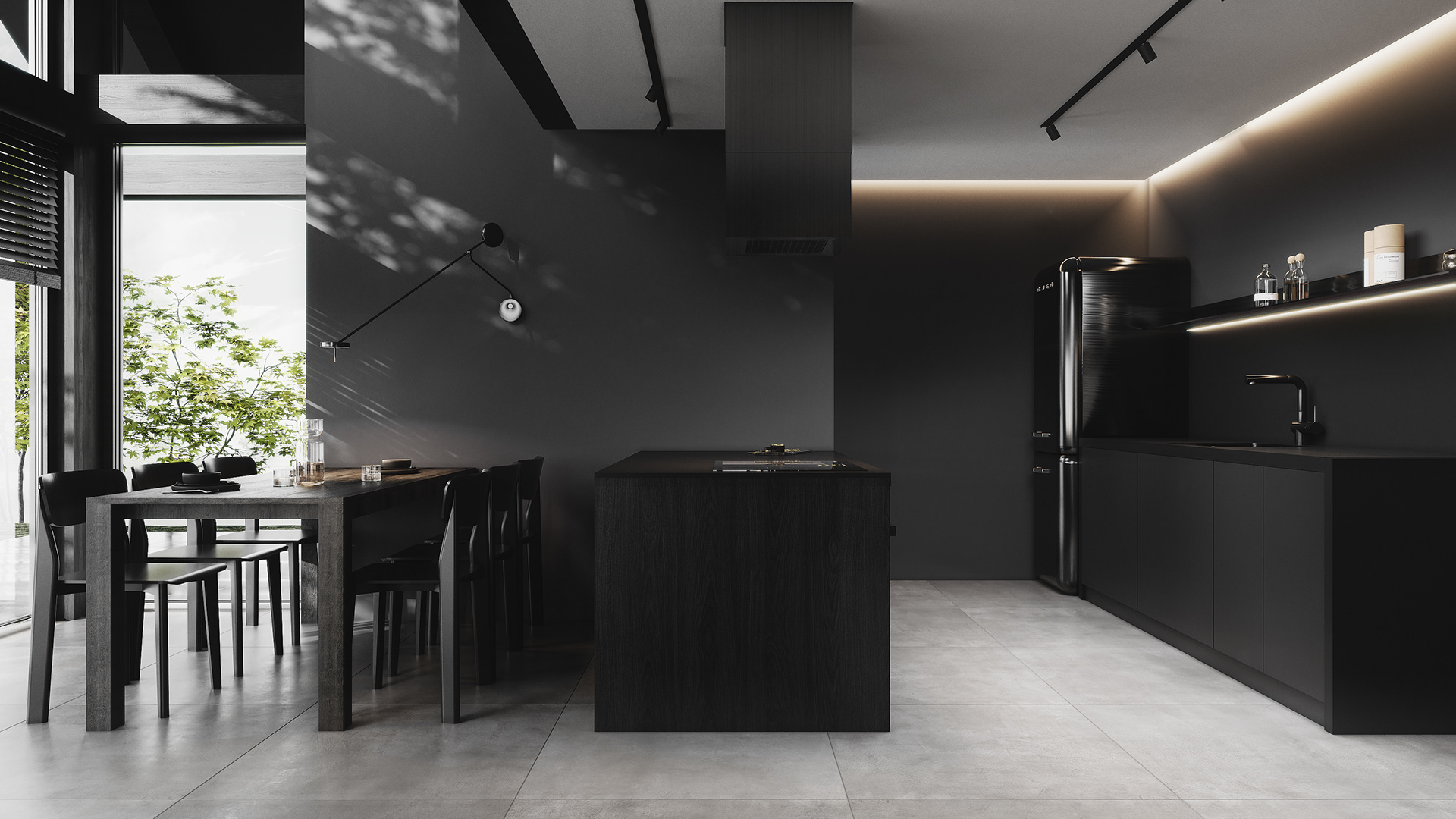 黑色系空间 简约高级                     -2