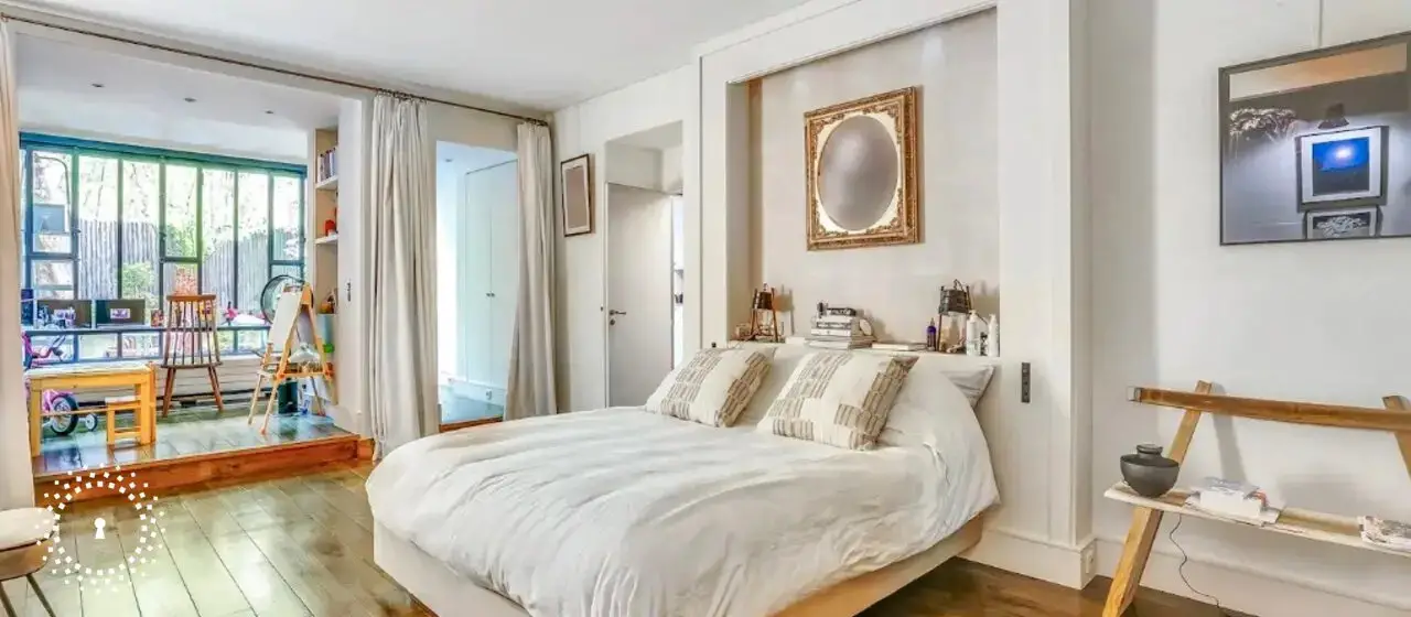 巴黎市区的绿意花园公寓-6