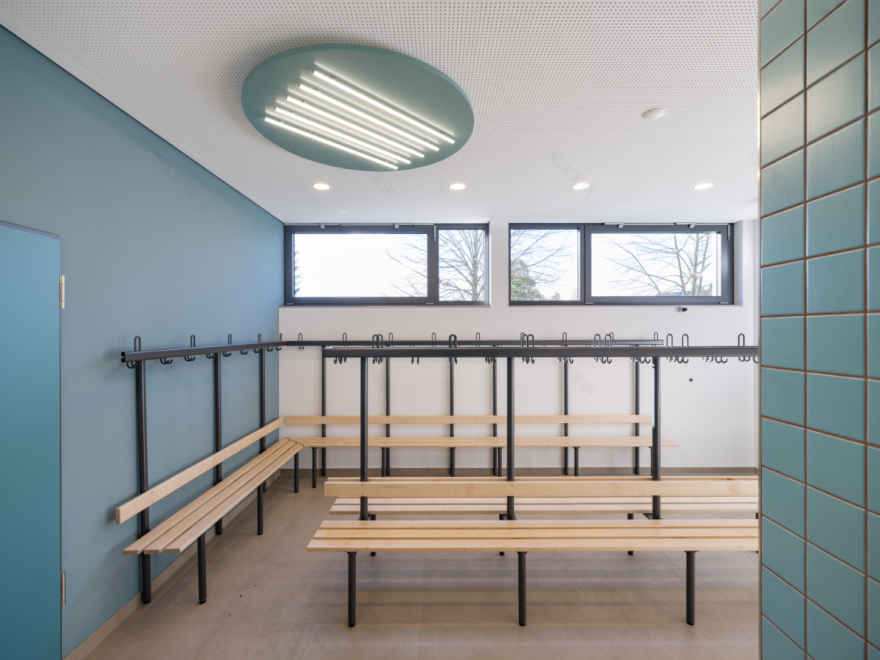 Buchsteighalle mit neuem Feuerwehrhaus in Eutingen-Weitingen - buerohauser-50