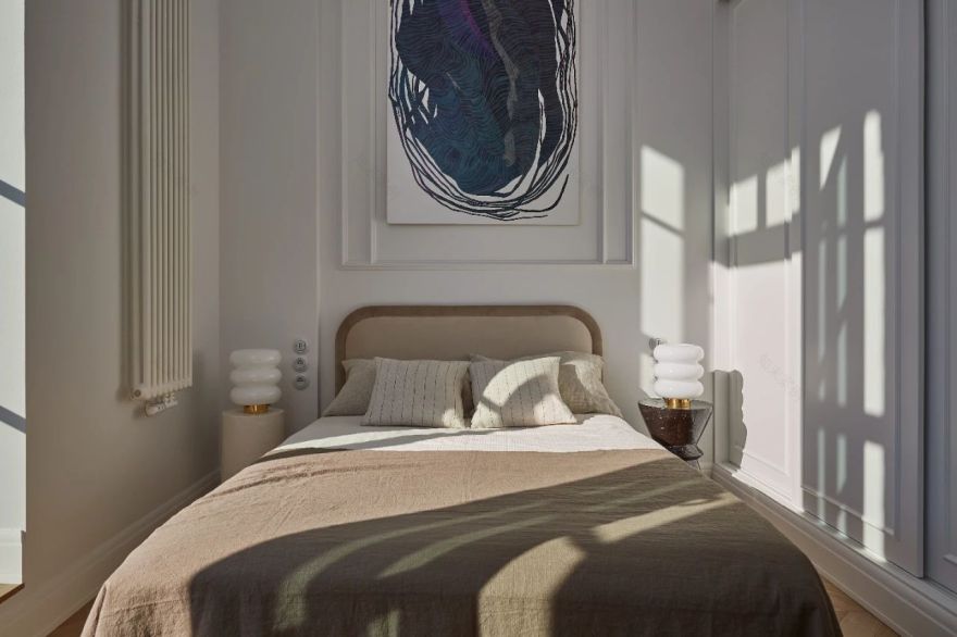 新作 Loft Factory Studio,母女俩的70㎡绝美小窝,高级感爆棚!-18