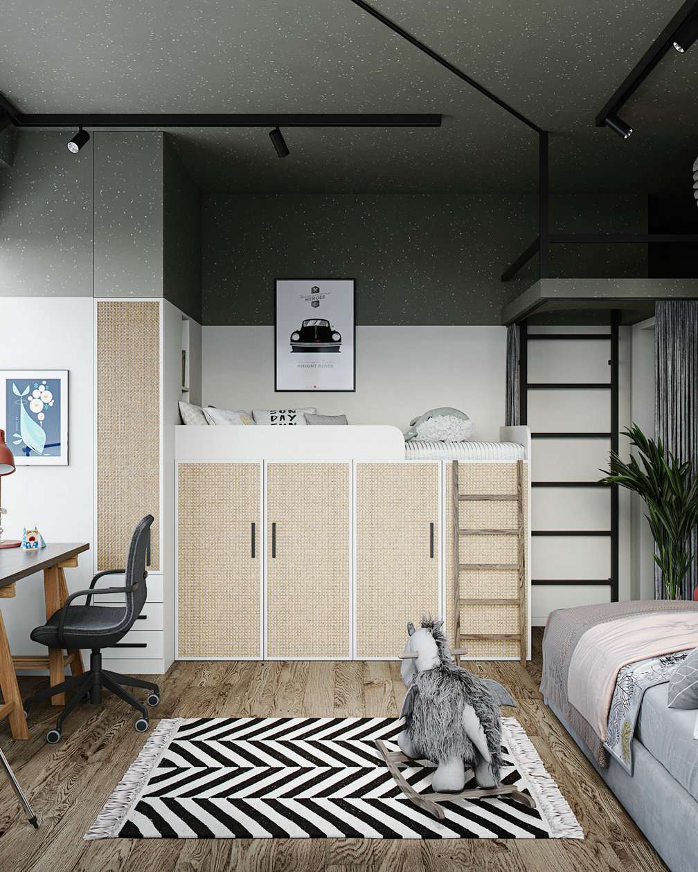 81㎡混搭风公寓设计-9