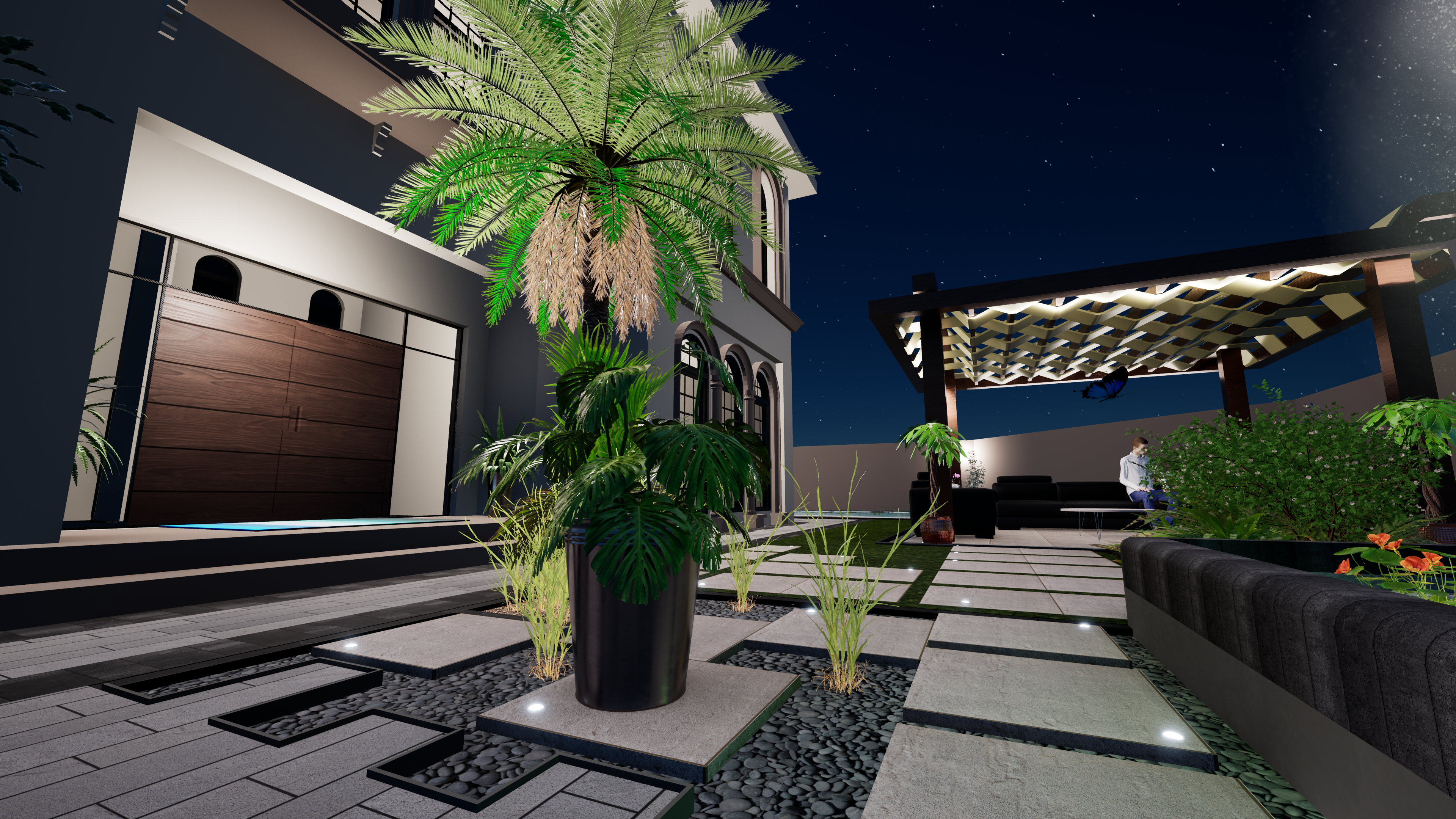Mr.Mustafa building + landscape design-Dubai -2021-10