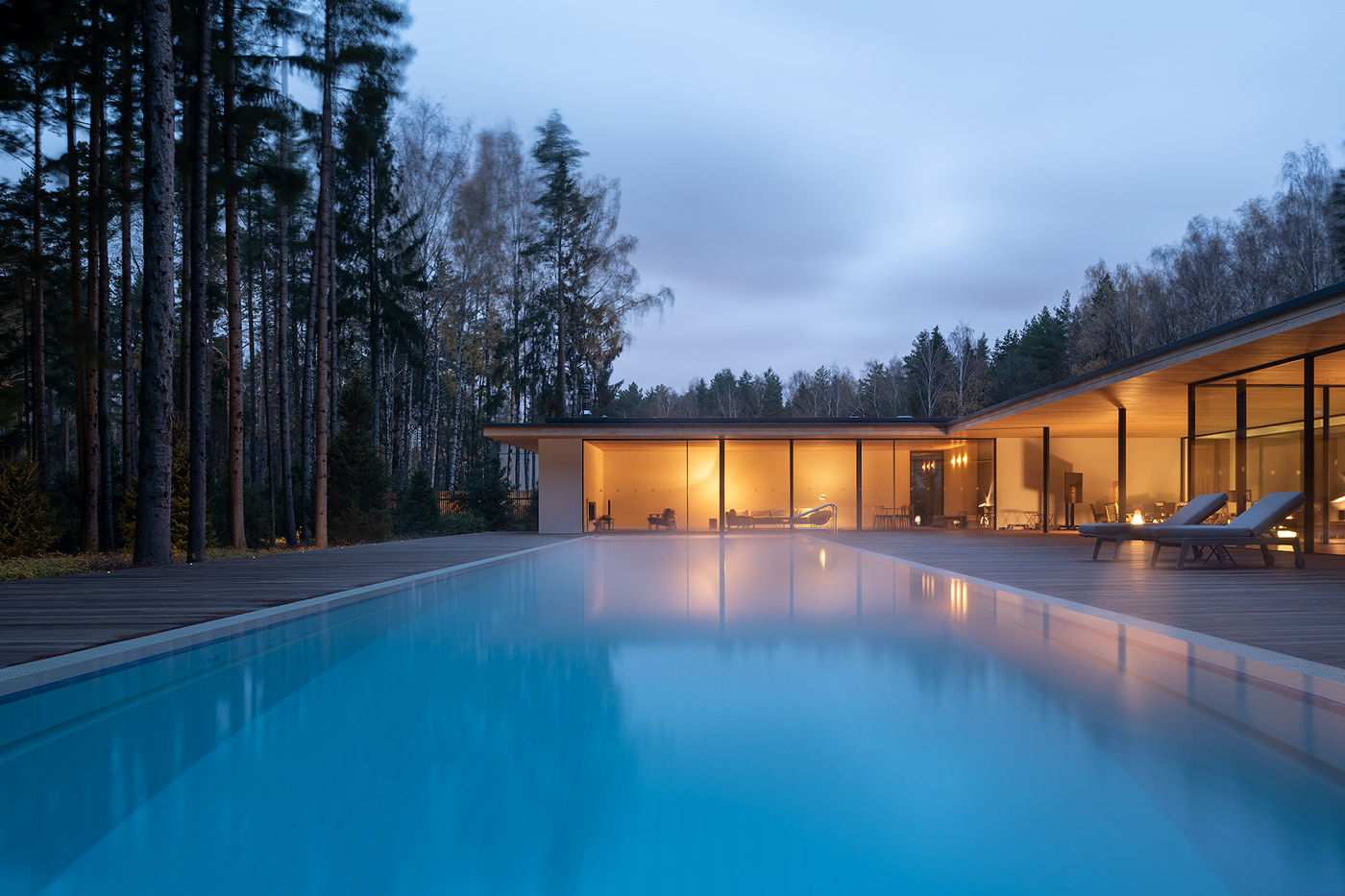 莫斯科附近私人宅邸带游泳池的水疗馆-5