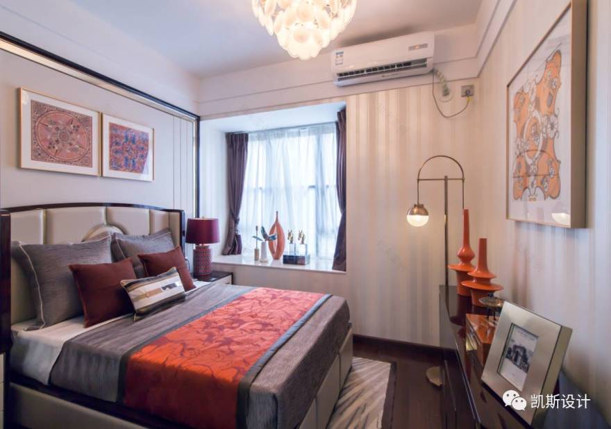 星河东莞塘厦 B2 样板房 | 现代奢华橙意空间-21