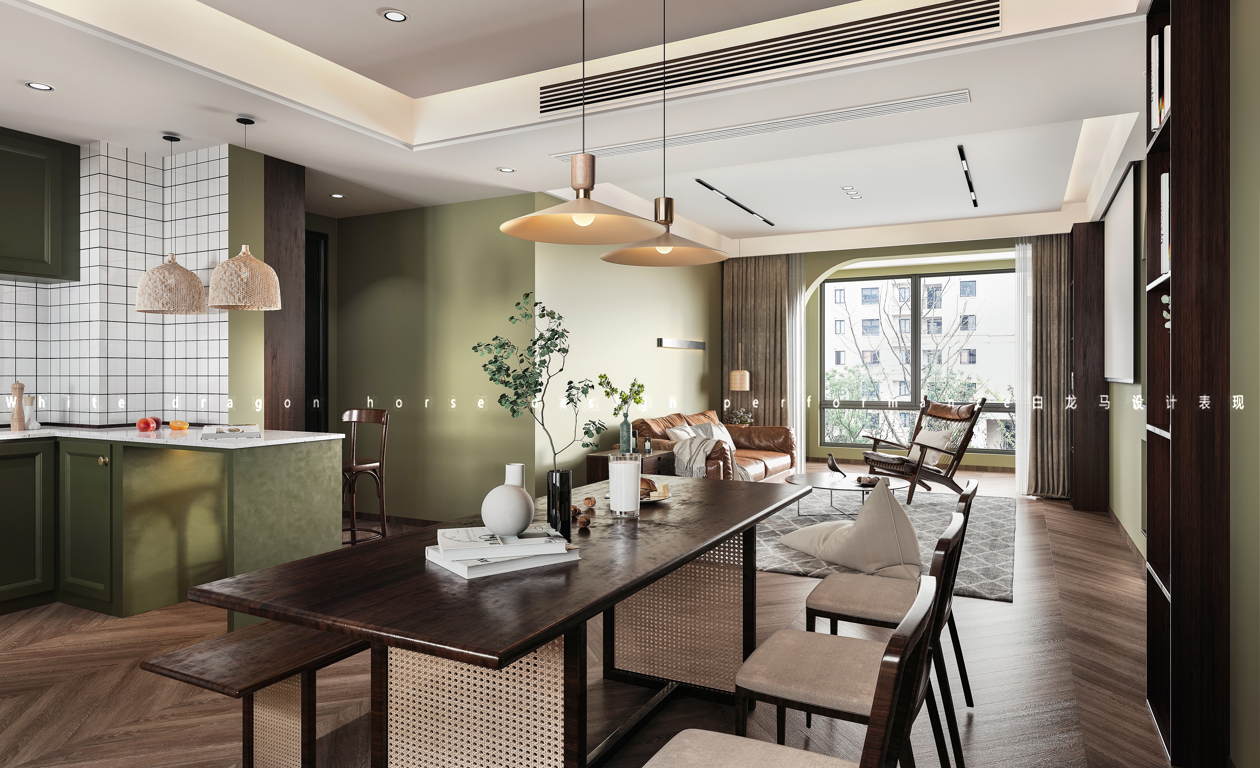 现代田园——白龙马效果图-3