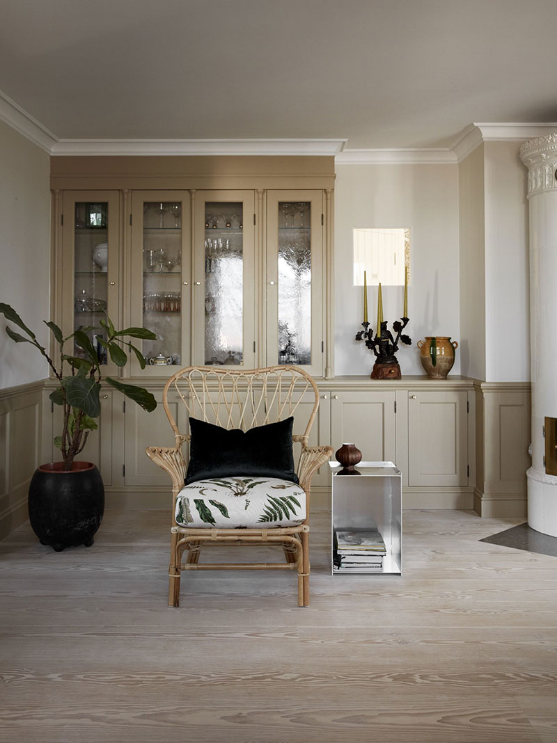 瑞典温馨沙色调家居，黄柜厨房成焦点-2