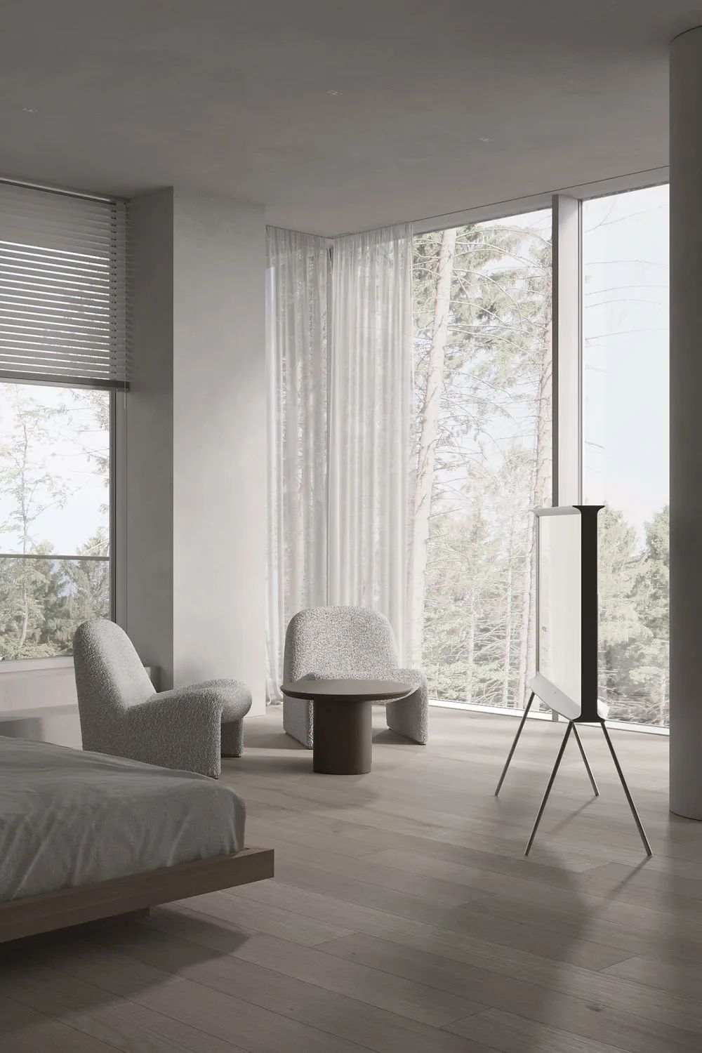 盐系简约,静美!灰白木色打造宁静家居空间丨星艺装饰广州总部-68