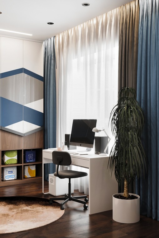 森林岛小区住宅室内设计丨俄罗斯车里雅宾斯克丨文本未提及-27