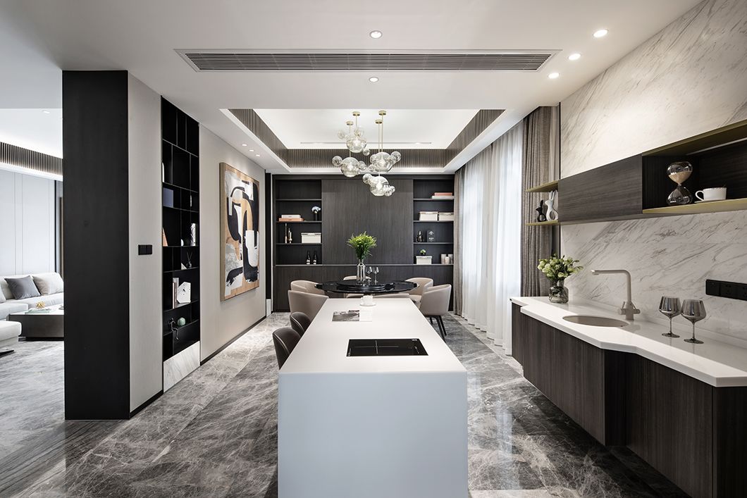 450㎡现代私宅,打造纯粹生活格调-14