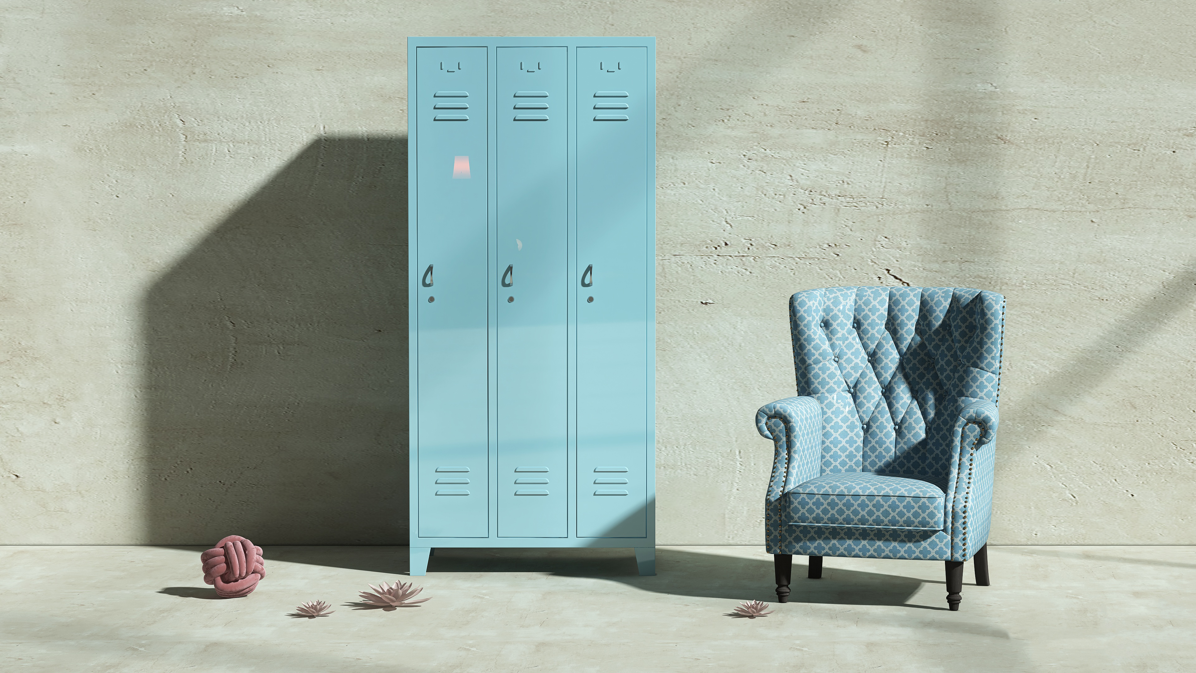 VULCAIN 不锈钢三门存储柜-13