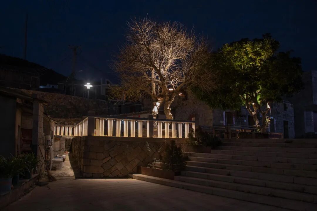 古石微光|福州连江黄岐镇古石村夜景灯光设计-15