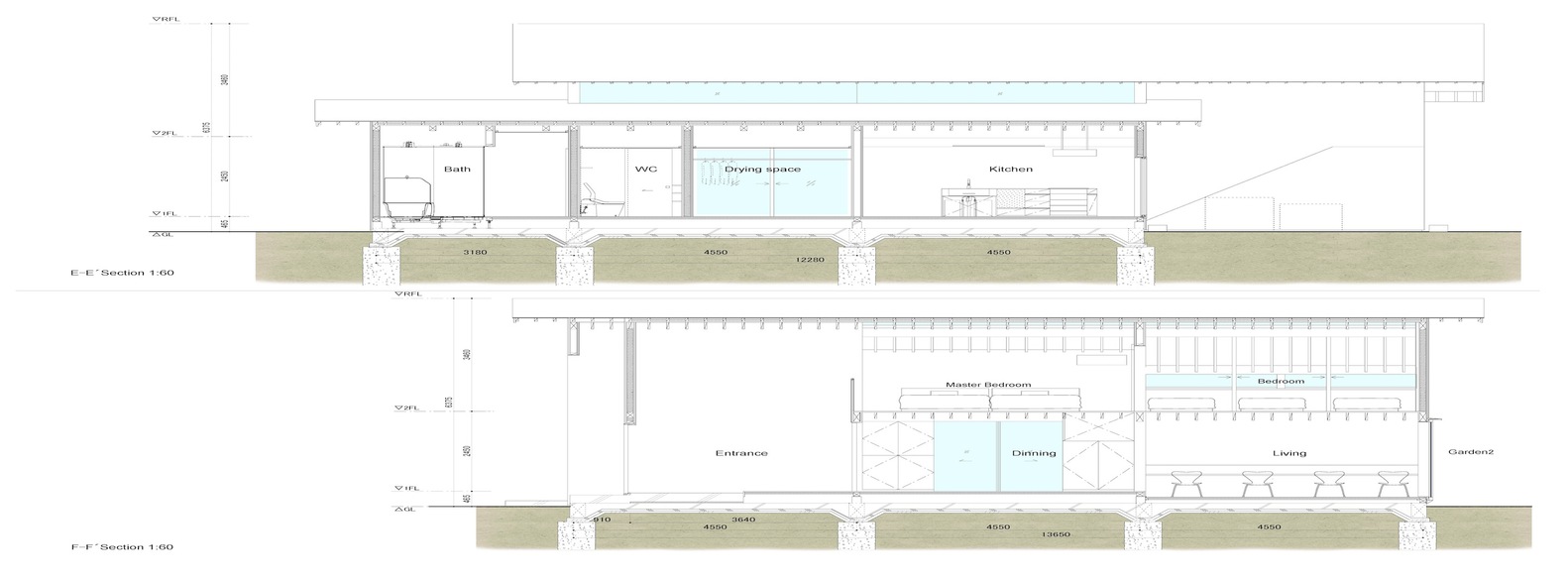 Hantsuki 住宅设计丨中国和田-42
