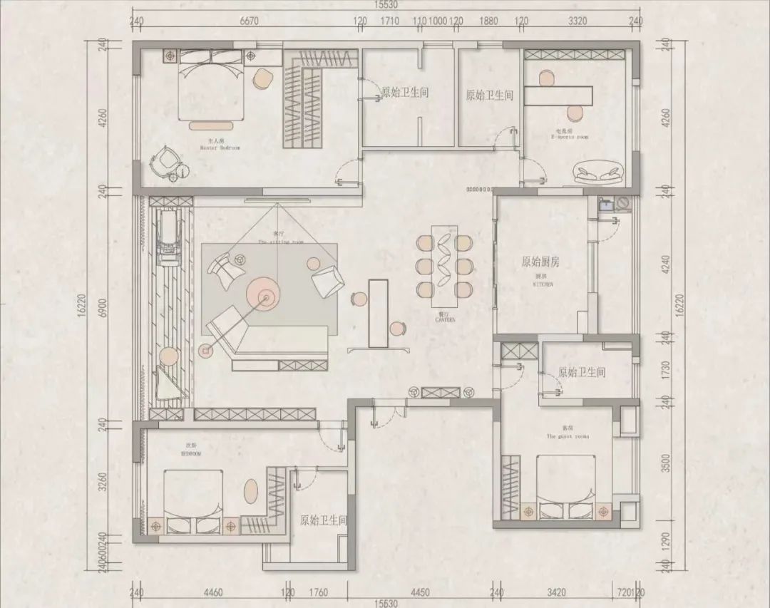 张楠楠·180平平层作品  现代极简-7