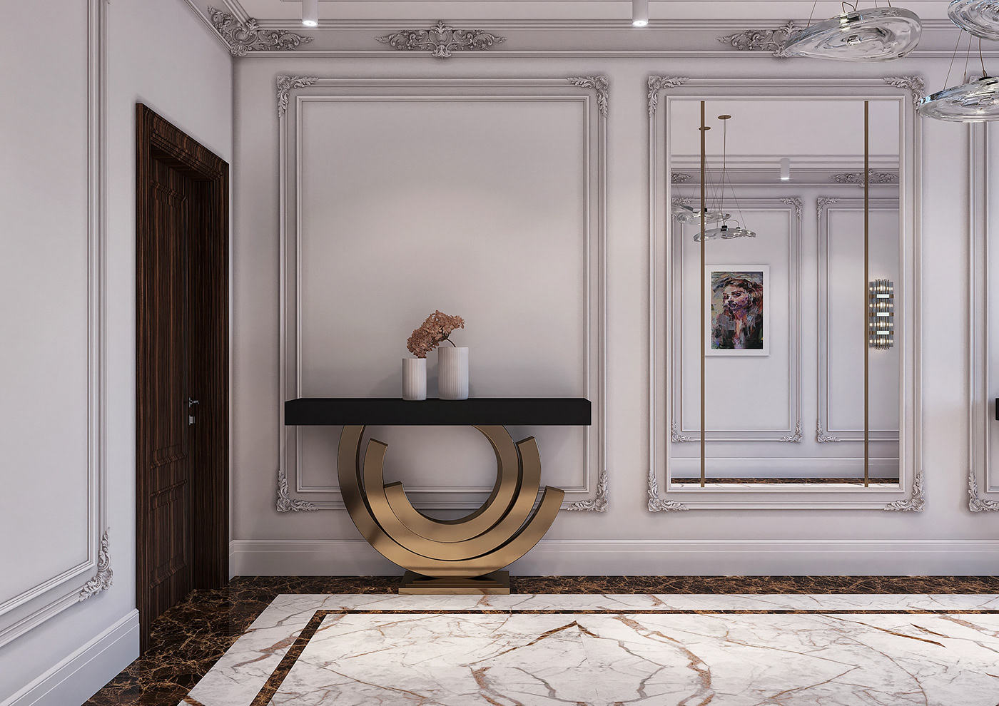 阿塞拜疆新古典主义大厅设计丨Habib Imanov-10