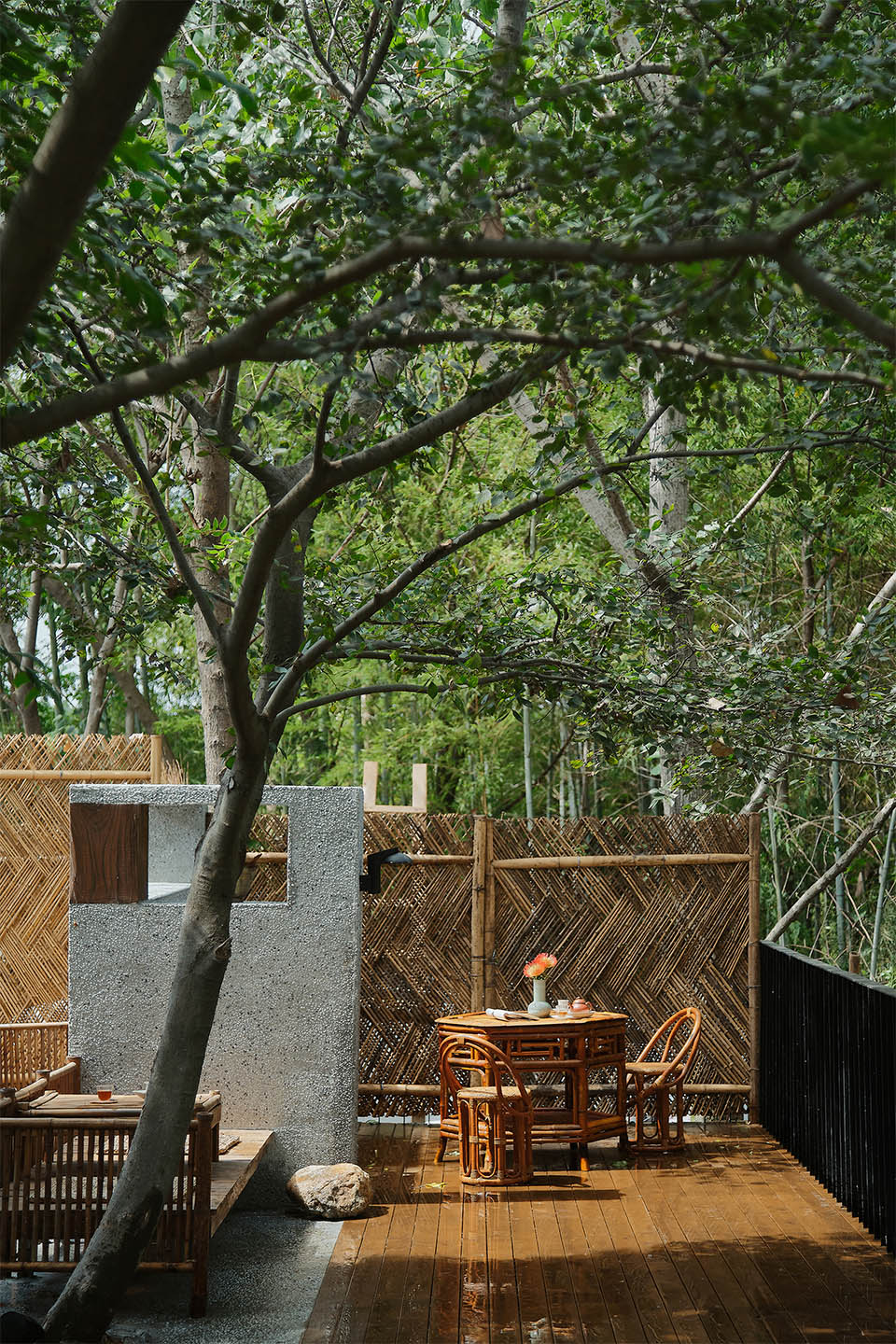 闭门即是深山  半日松风茶空间设计丨中国南京丨南京拙木空间设计-91