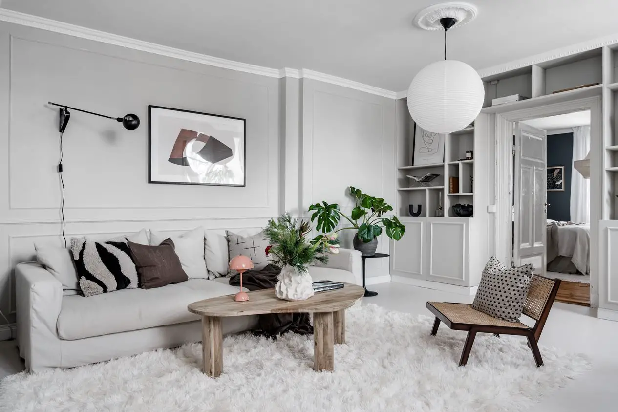 瑞典 18 世纪建筑的时尚阁楼改造-5