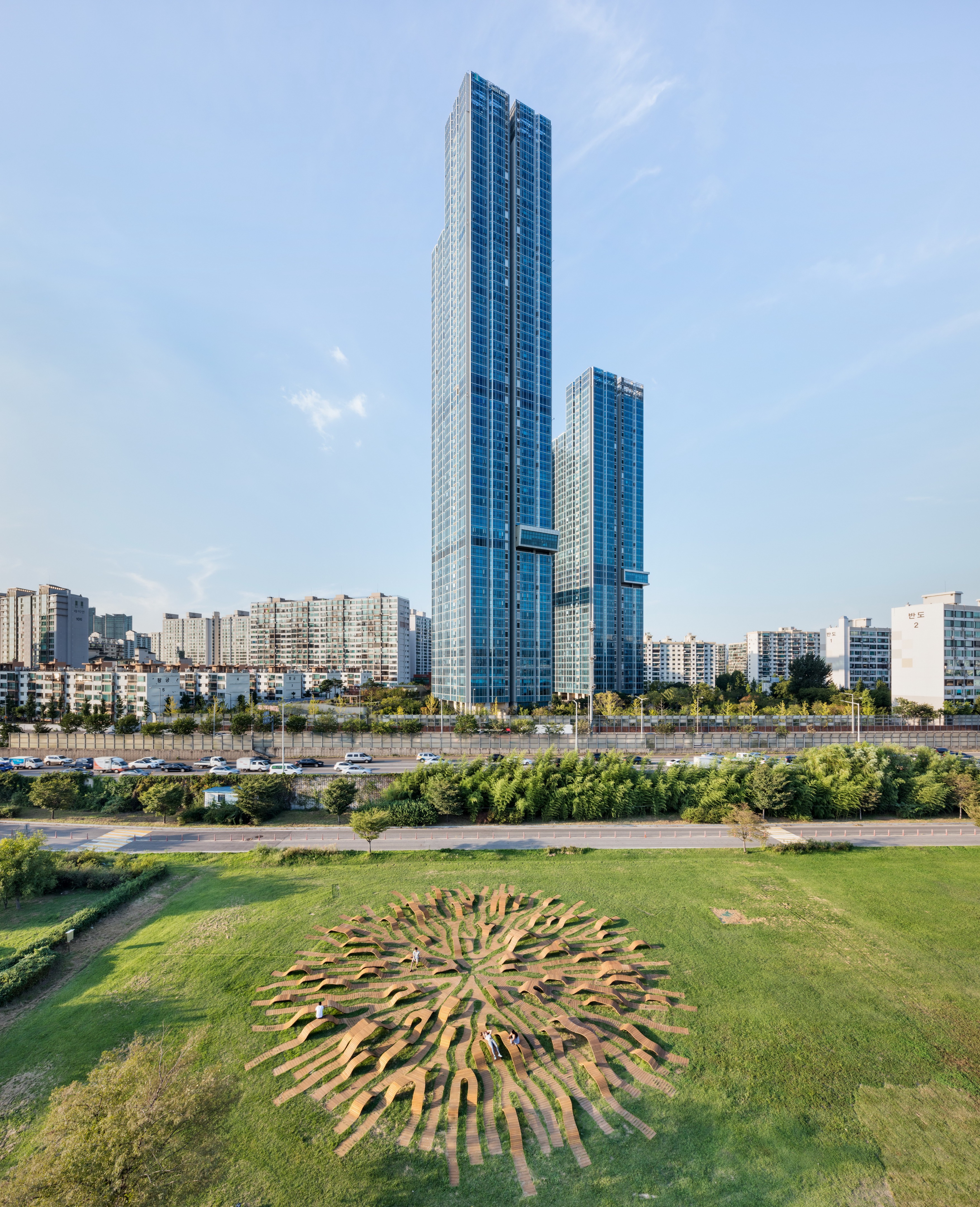 首尔汉江艺术公园“Root Bench”丨韩国首尔丨Yong Ju Lee Architecture-22