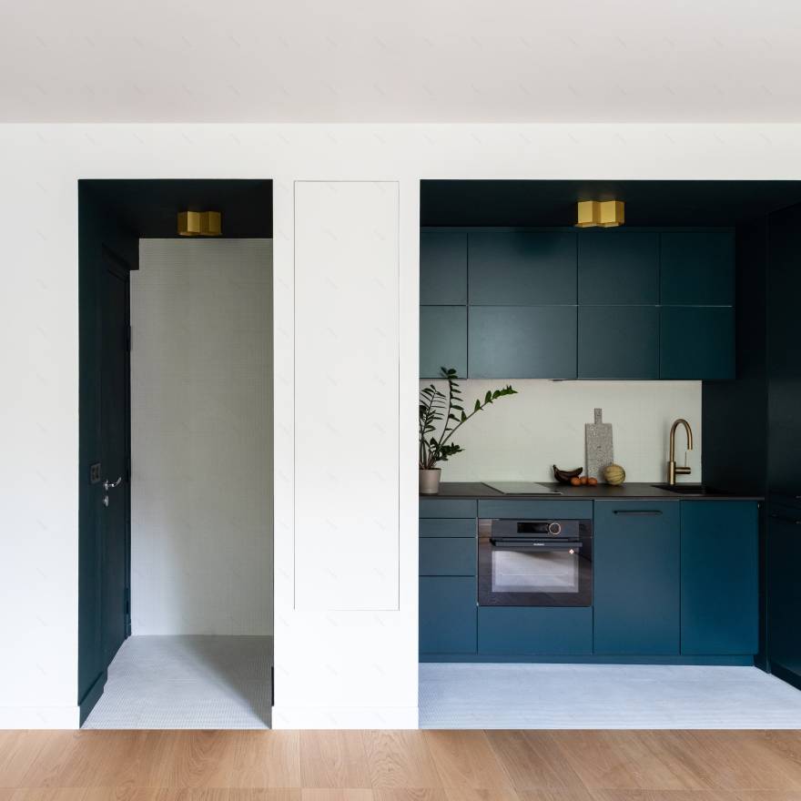 巴黎迷你公寓 | 巧妙设计打造宽敞空间-0