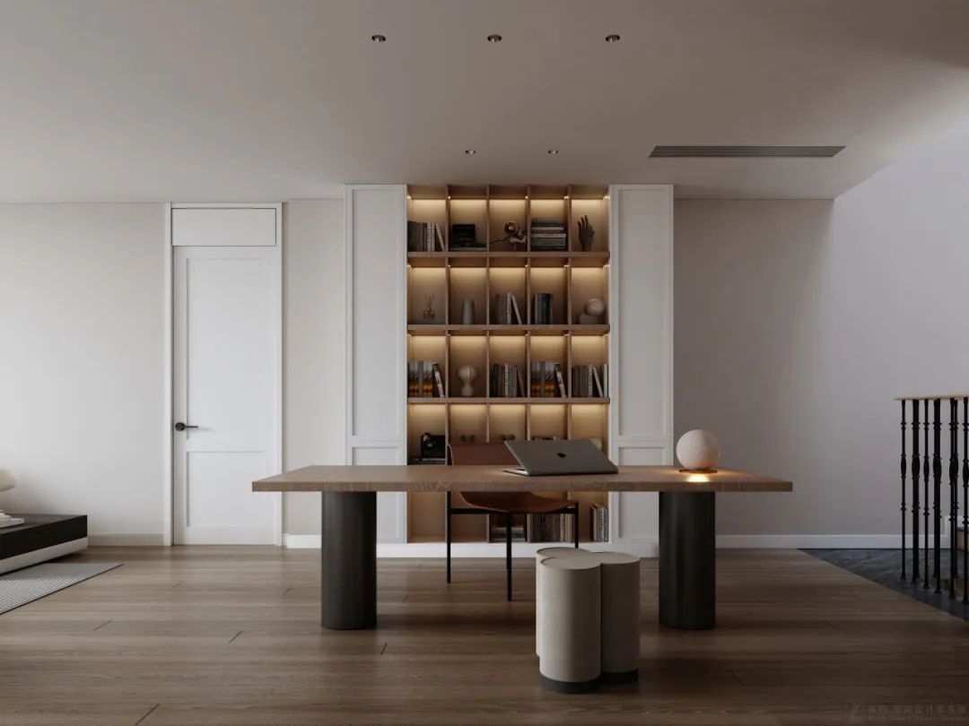 480㎡现代美式丨碧桂园丨中国湖南丨纵向·空间设计-16