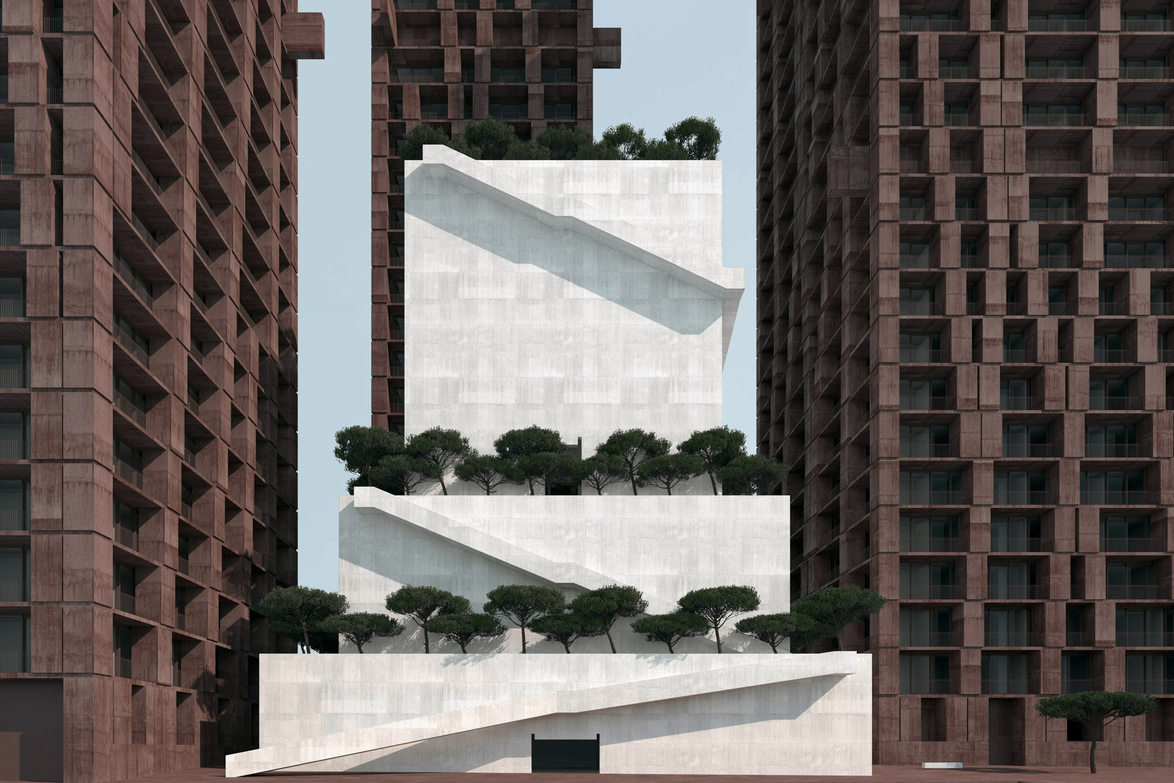 Rruga Adem Jashari 综合开发项目丨阿尔巴尼亚地拉那丨瑞士建筑师 Valerio Olgiati-13