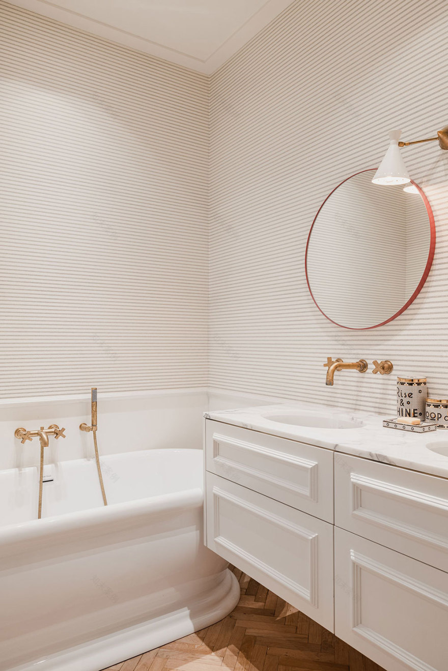 阿姆斯特丹时尚公寓 | 墙纸与设计的完美融合-18