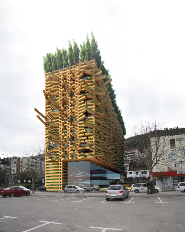 “Сад” 公寓酒店竞赛项目丨罗马尼亚德瓦丨Тотан Кузембаев 建筑工作室-21