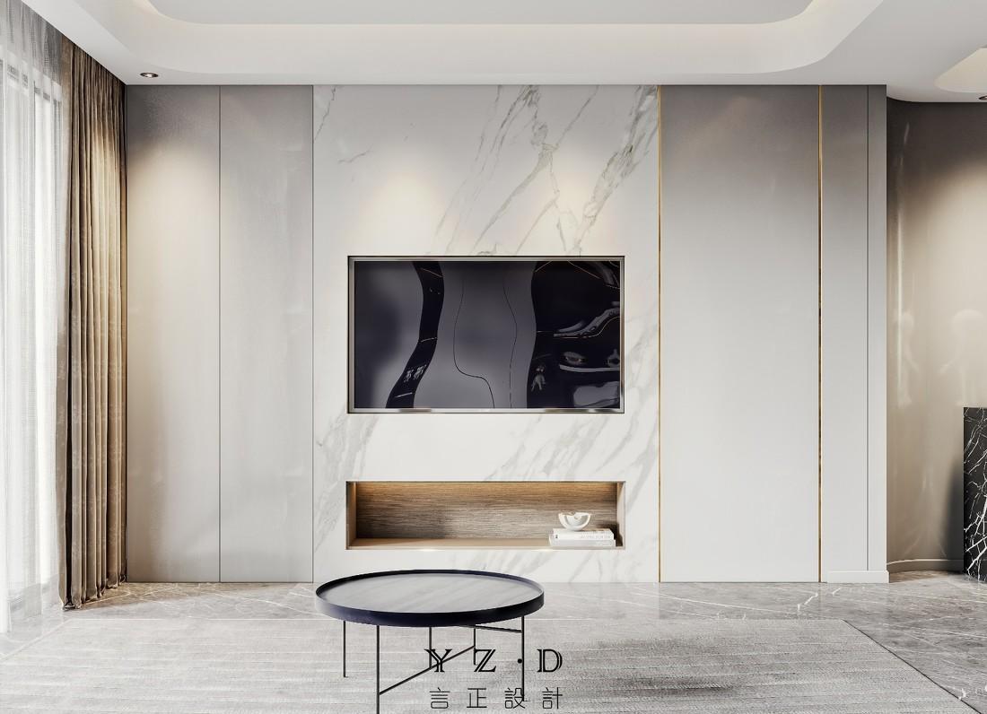 210㎡五室改三室,现代简约风家居设计案例解析-13