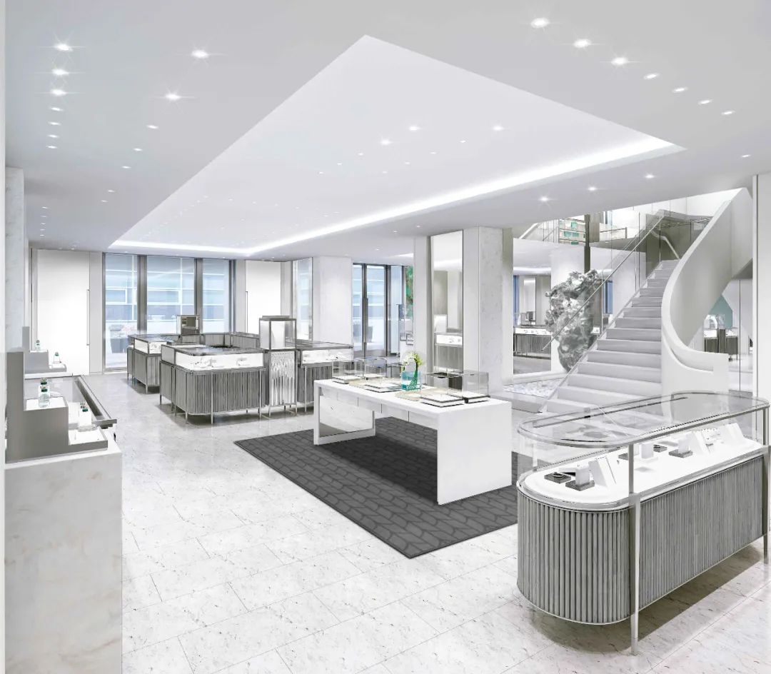蒂芙尼香港尖沙咀珠宝店设计全案资料-17
