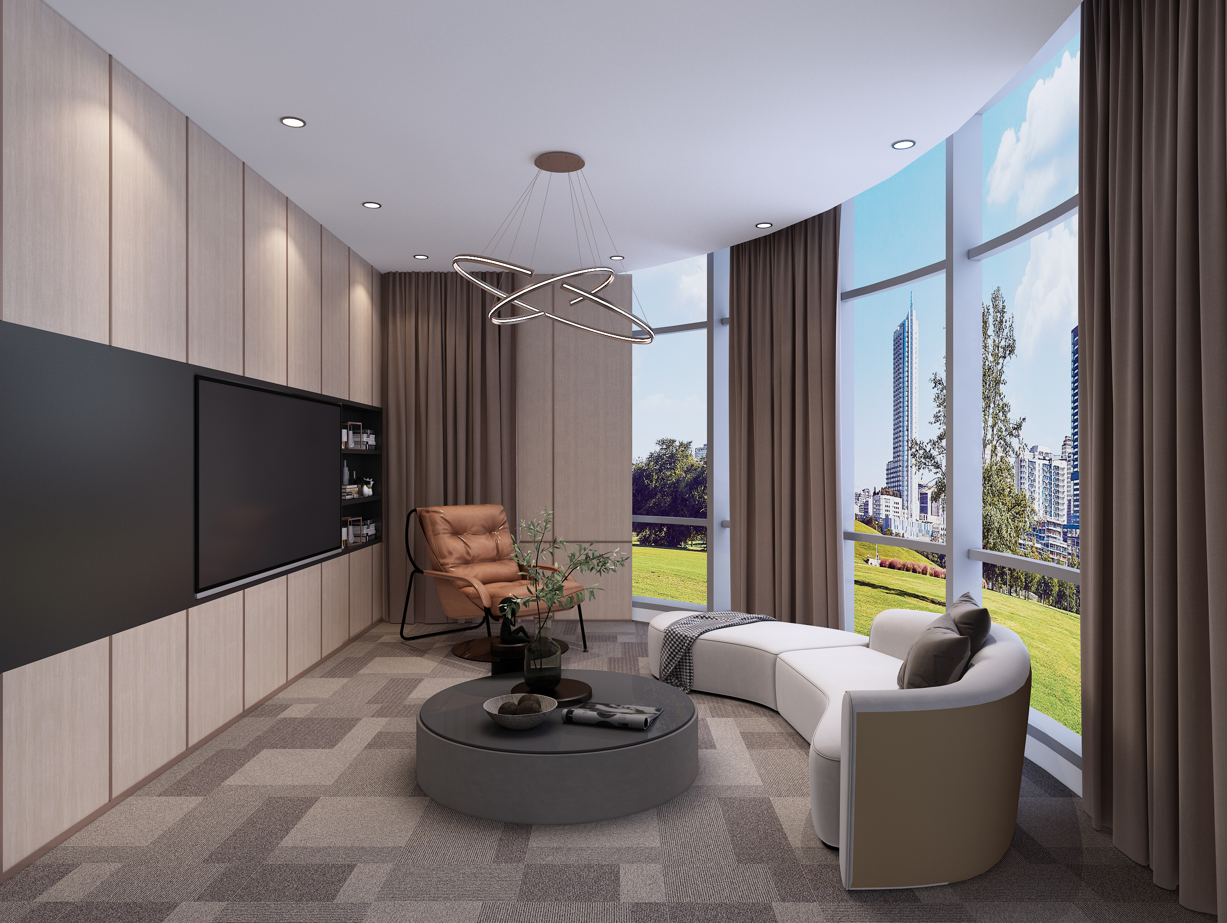 清新素雅的办公场所设计-14