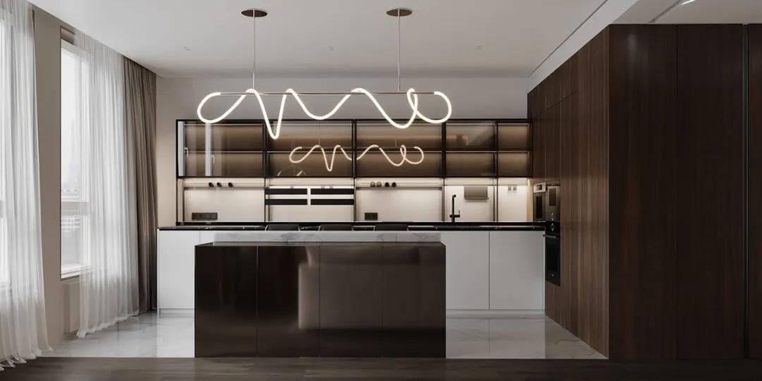 127㎡顶层复式简约干练公寓设计丨KYDE.architects-3