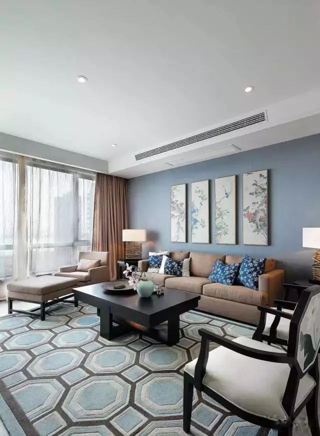 接地气！190平现代中式，花园阳台真的很漂亮！-12