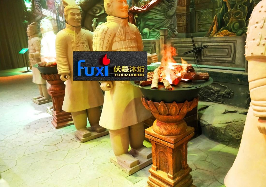 五一长假游兵马俑，体验伏羲壁炉篝火盆设计魅力-10