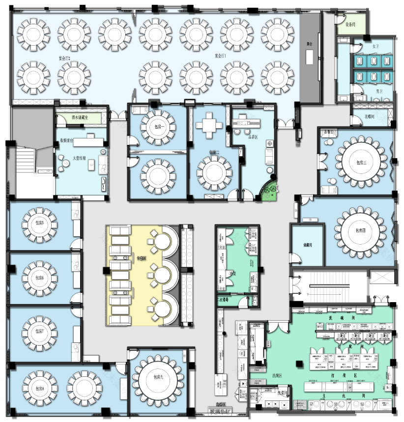 好宴人家(阳山店)丨中国无锡丨润九格建筑艺术设计-5