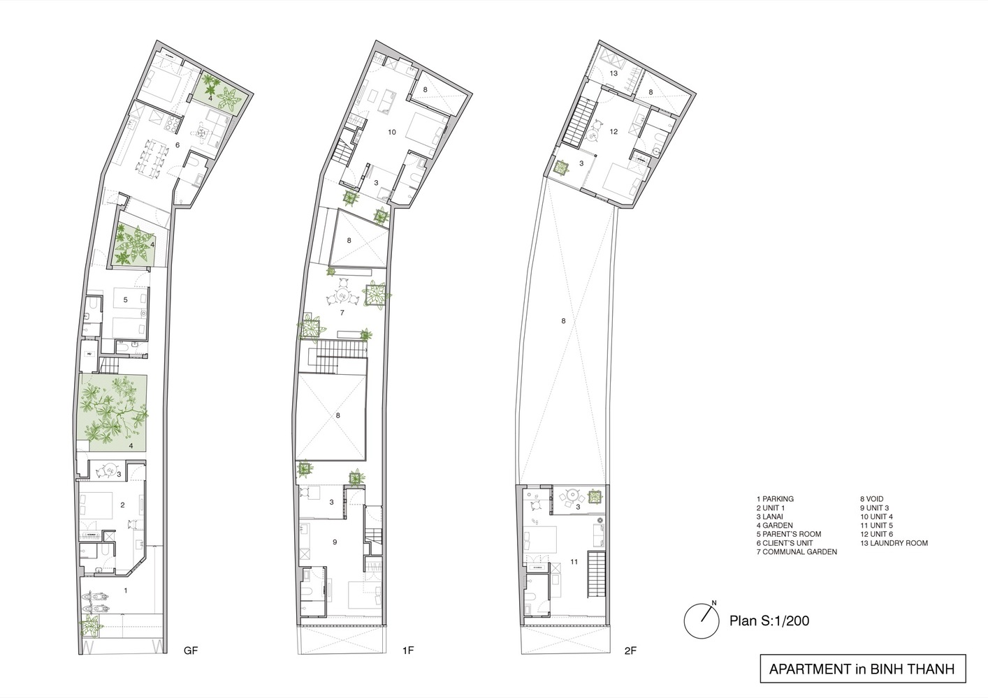 越南 Binh Thanh 小公寓设计 · 城市中心的绿色庭院-21