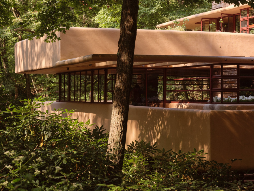 流水别墅丨美国宾夕法尼亚丨弗兰克·劳埃德·赖特-13