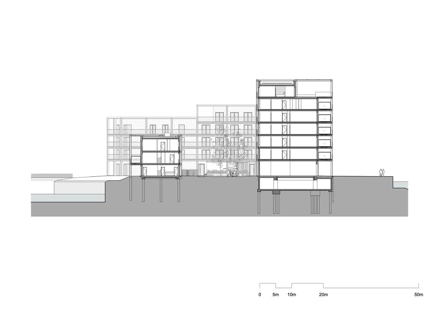 Waterzicht Apartments | 比利时十八世纪公园旁的现代住宅建筑-60