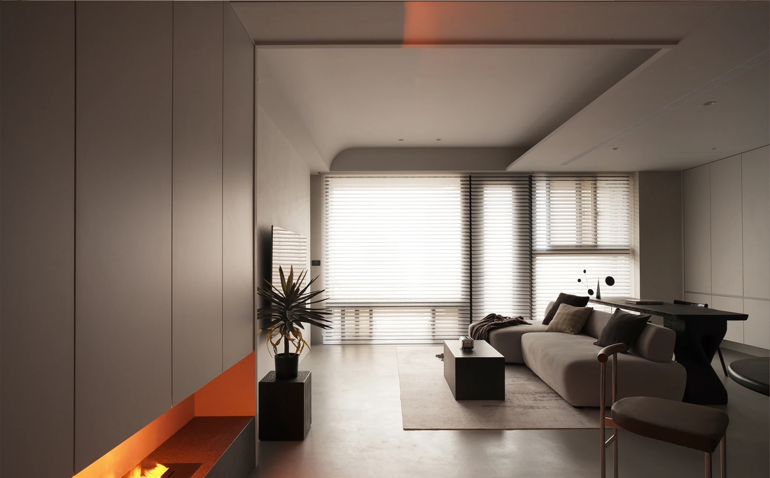 多功能客厅＋复古风刚需房设计-7