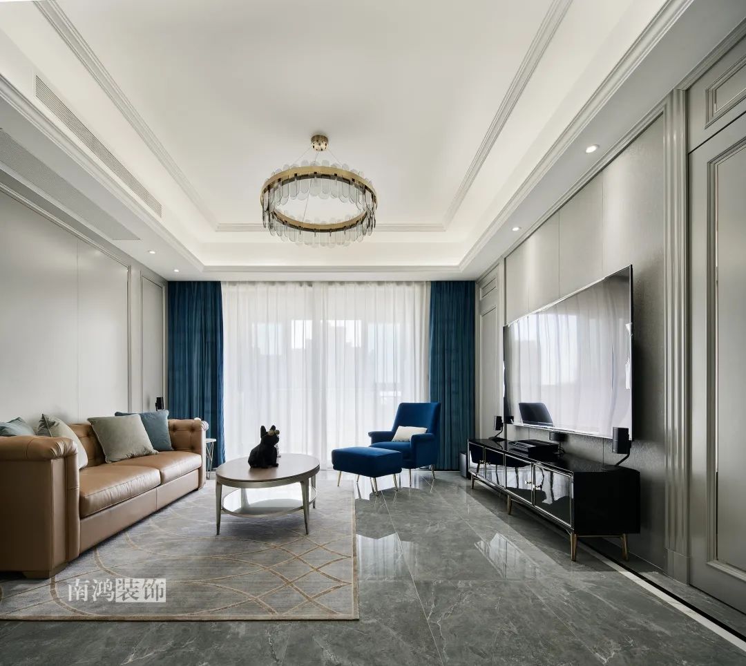 康城一品现代美式轻奢家居设计丨浙江南鸿装饰-30