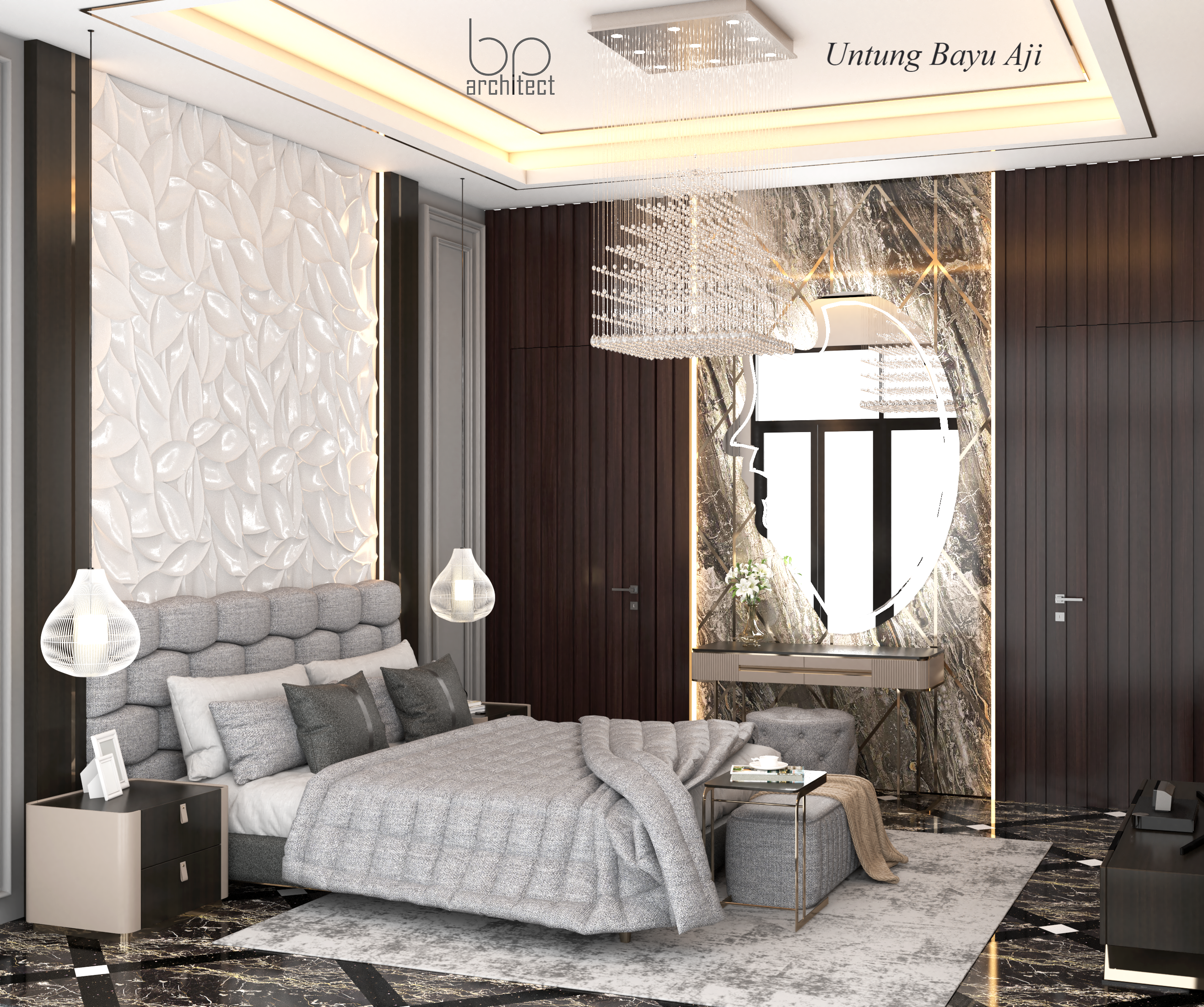 Rumah dengan Desain Arsitektur Kontemporer Modern-3