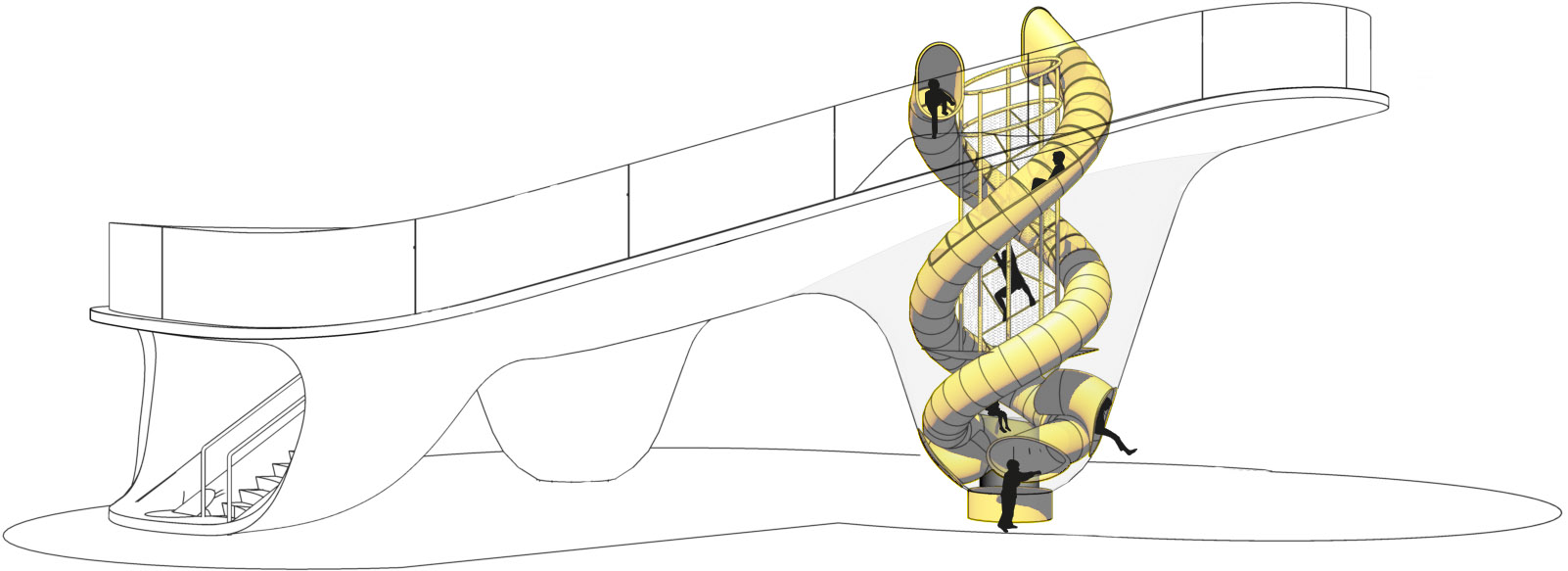Jewel樟宜机场大楼探索滑梯,新加坡 / Carve + Playpoint-30