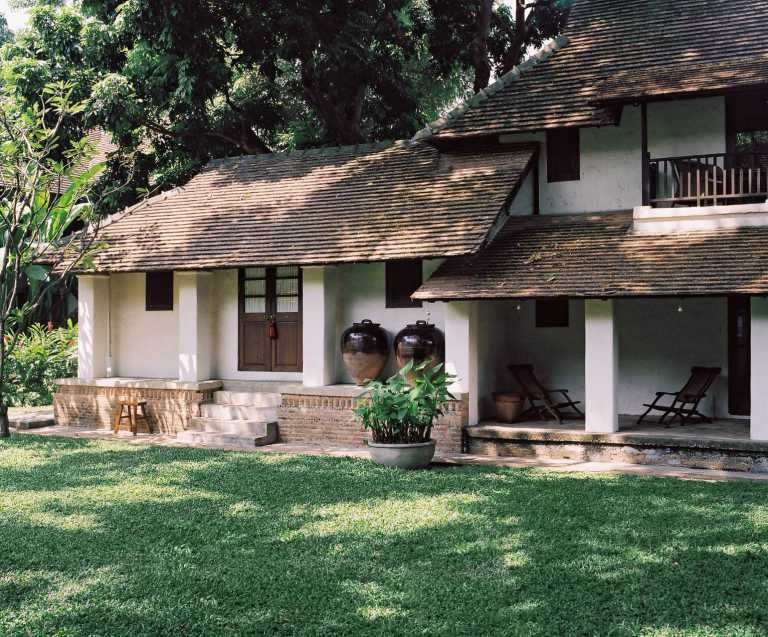 四合院住宅；庭院式住宅 丨泰国曼谷-12