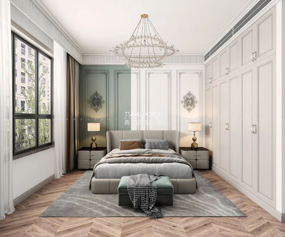 鼎鑫万和法式奢华大平层设计丨苏怡人,王清玉设计团队-78