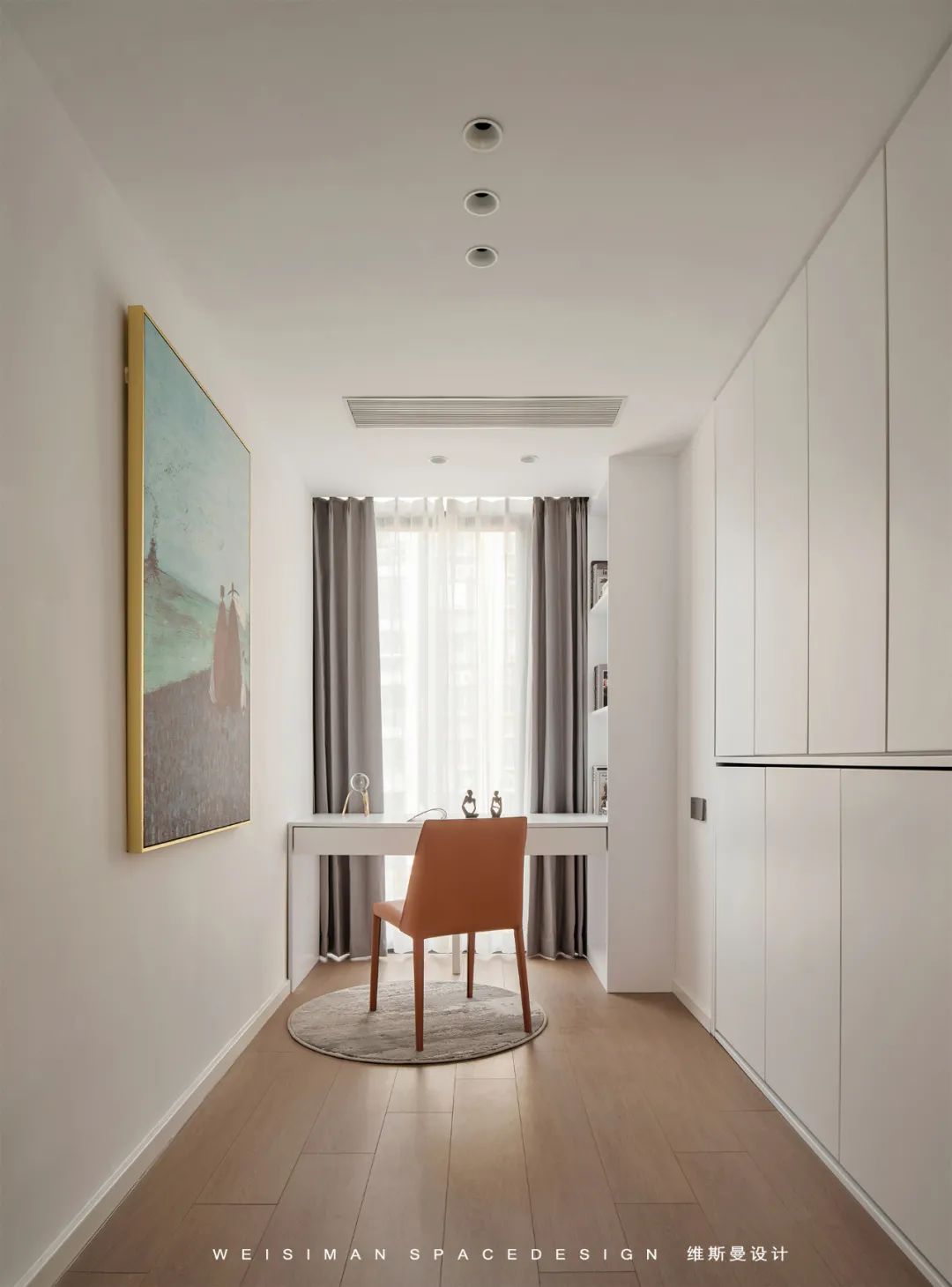 奶油色调的温柔私宅丨苏州维斯曼全案设计-43