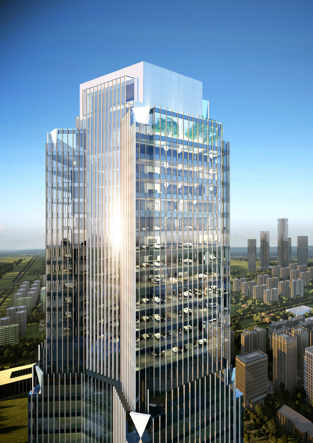 西安万达高新区超高层方案 | 传统与现代的融合-18