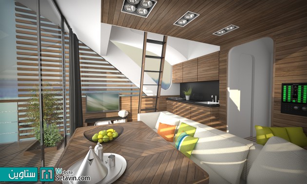 漂浮酒店  斯塔文（根据音译,原文本“ستاوین”未明确对应中文）丨Salt & Water工作室-6