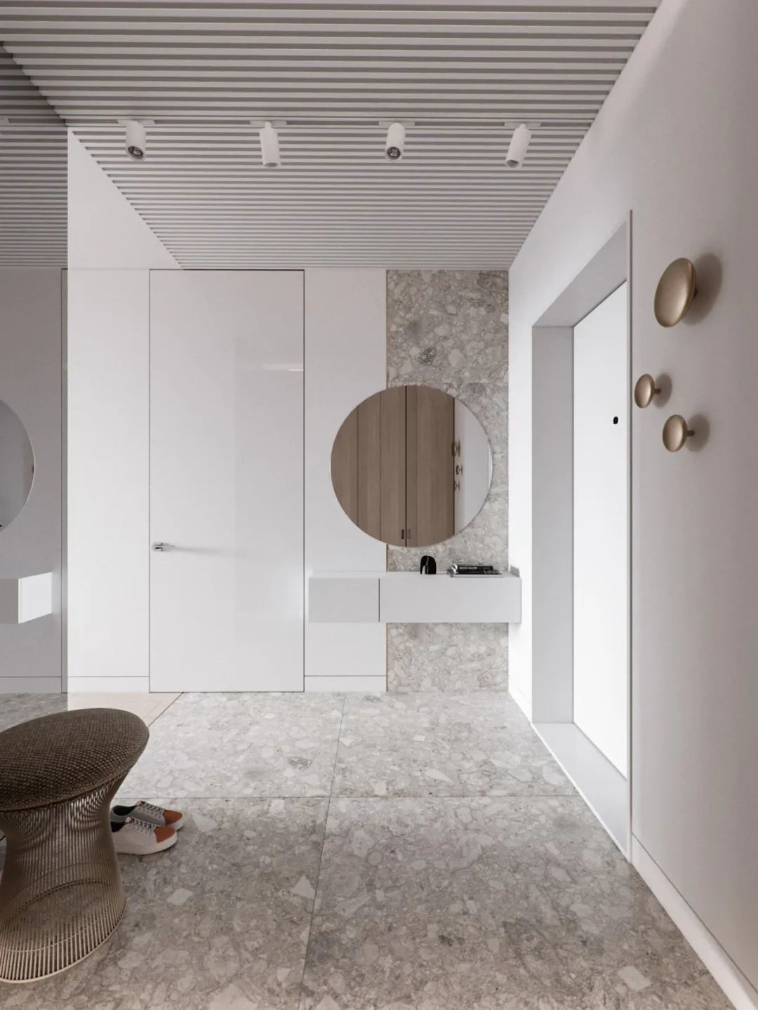 500㎡联排别墅,现代东方诗意空间丨东易日盛北京原创别墅分公司-16