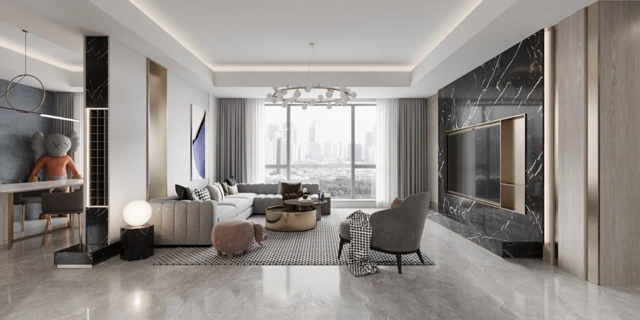 和尊设计 HR·HOME · 252㎡雅奢空间丨常州和尊设计-31