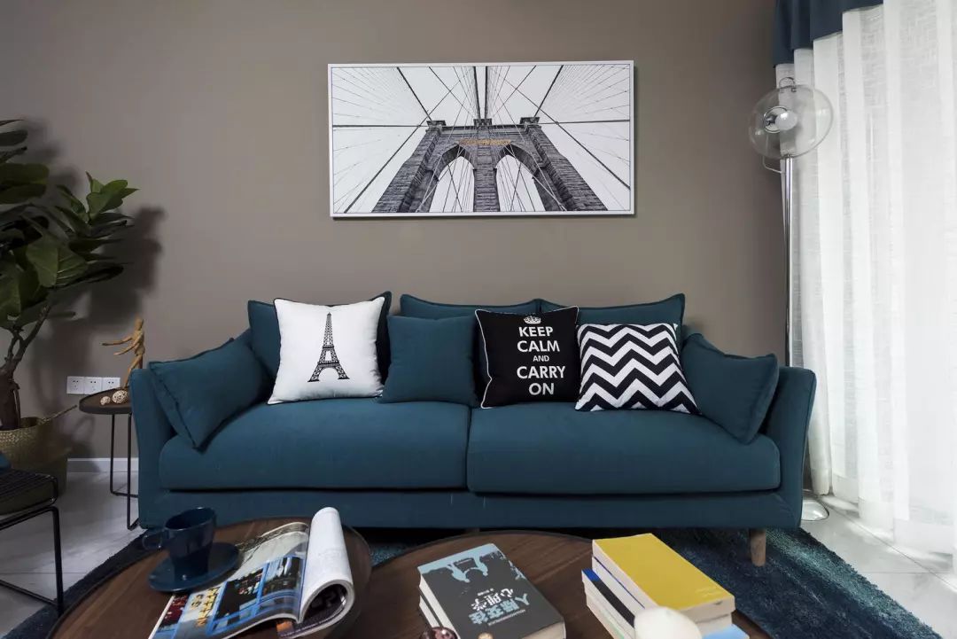 72㎡北欧风小户型,简约舒适大气之作-18